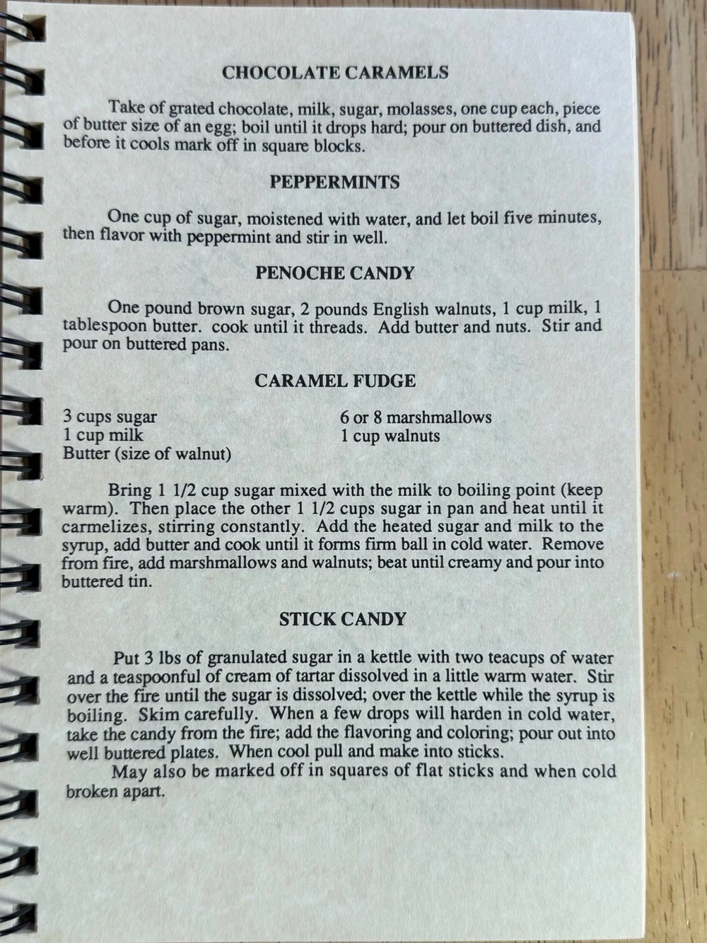 Vintage Pioneer Cookbook 1889 Paso Robles Homestead Recipes Spiral